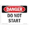 Signmission OSHA Danger Sign, Do Not Start, 10in X 7in Decal, 7" W, 10" L, Landscape, Do Not Start OS-DS-D-710-L-1169 - alternate 1